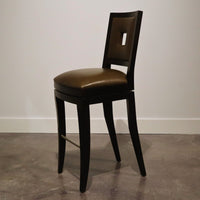 Grid Swivel Bar Stool