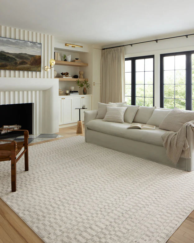 Kamala Ivory/ Grey Area Rug