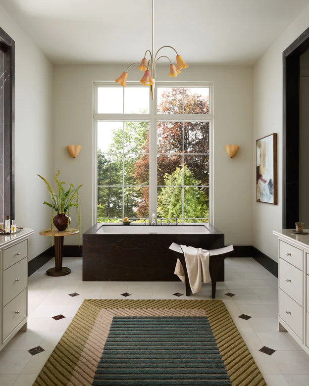 MDX-01 Green/ Multi Area Rug