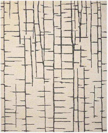 Octavia Ivory/ Charcoal Area Rug