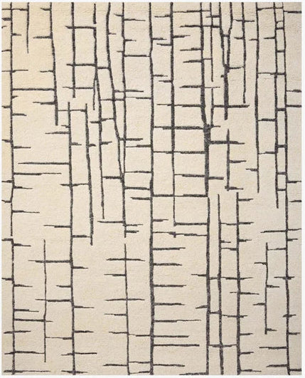 Octavia Ivory/ Charcoal Area Rug