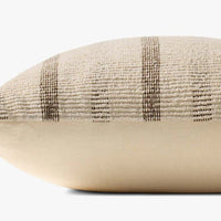 PLL0175 Ivory / Brown Pillow