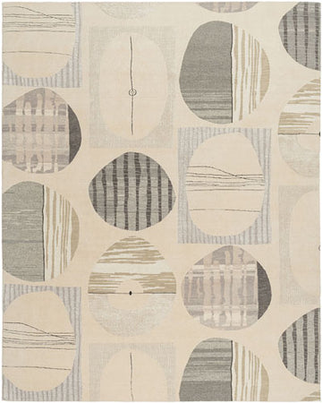 Portal Silver Area Rug