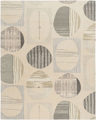 Portal Silver Area Rug