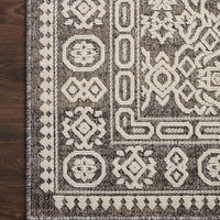 Rainier RAI-02 Pebble / Ivory Area Rug