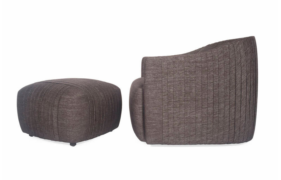 Viki Swivel Chair & Ottoman