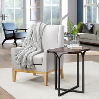 Wave Rectangular End Table