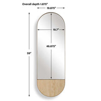 Russo Tall Oval Mirror