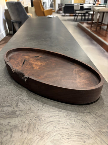 Rubio Chocolate Oval Tray