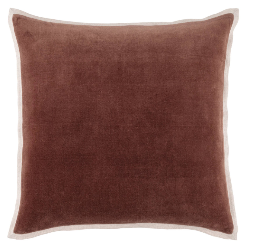 Gehry Velvet/Linen Decorative Pillow