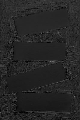 Abstract art painting Dark without Shine by Harriet Keech.