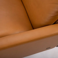 Closed up view of the side part of American Leather's Cumulus Comfort Air recliner.