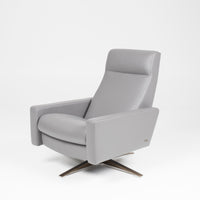 American Leather's Cloud Comfort recliner chair, white.