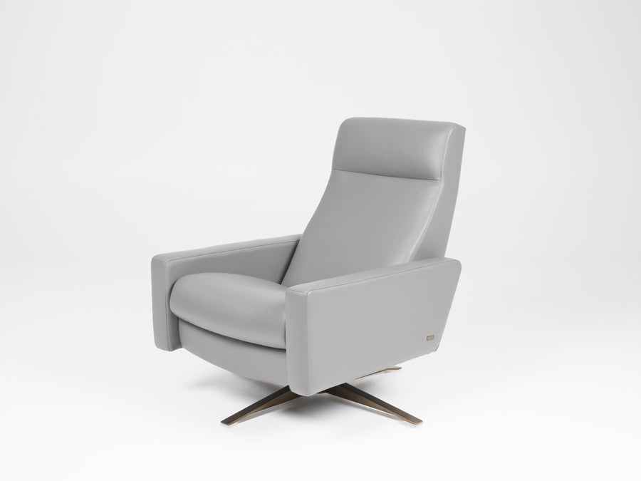 American Leather's Cloud Comfort recliner chair, white.