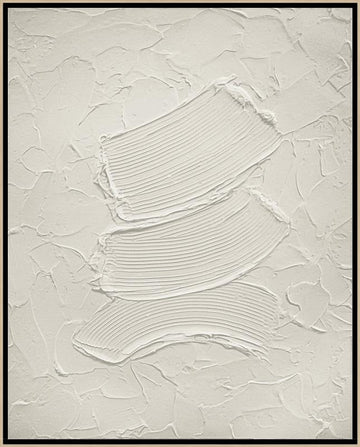 Abstract hand painted art piece Move in Silence by Beverly Fuller.