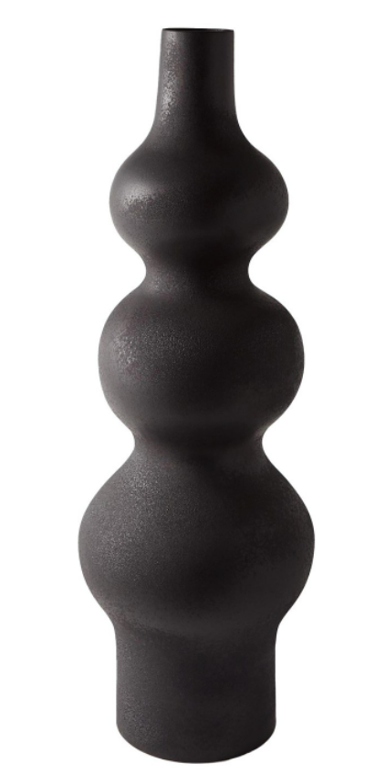Matte Black Overscale Vase.