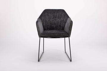 Black New York Arm Chair with painted finish and fully removable covers.