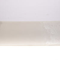 White resin handmade Rectangular Tray by Martha Sturdy.