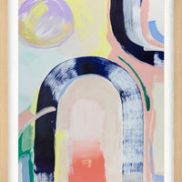 Modern Abstract Giclee prints on a fine Art by Danielle Davis.